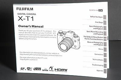 Instruction Manual Fujifilm Xt-1